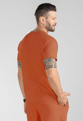 Camiseta Hombre Naranja Mp 100495