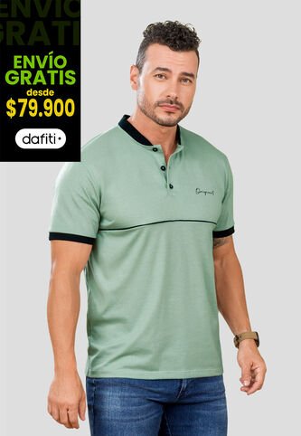 Polo Hombre Verde Oliva Mp 105493 MP
