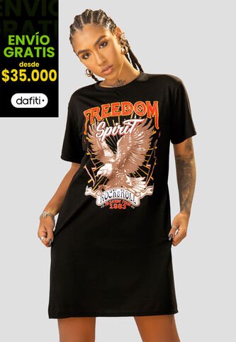 Blusón Mujer Negro Mp 107778 MP