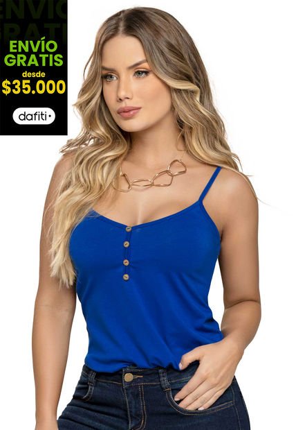 Camiseta Mujer Azul Rey Mp 4760