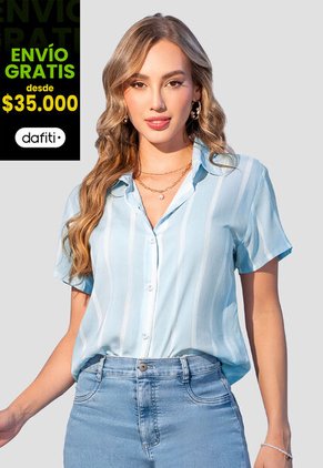 Camisa Mujer Estampado Mp 107550