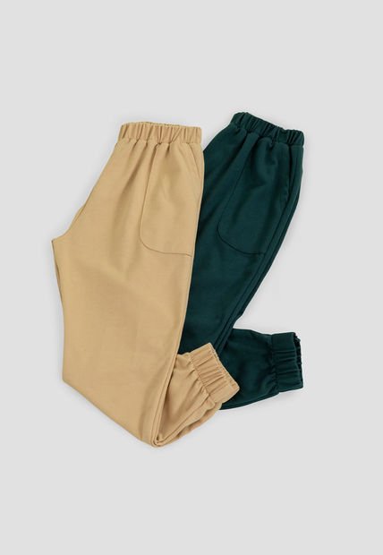 Jogger Paq X2 Infantil Masculino Multicolor Mp 104122