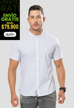 Camisa Hombre Estampado Mp 105654