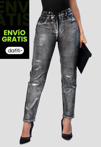 Jean Mujer Plateado Mp 105370 MP
