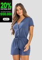 Enterizo Corto Mujer Azul Indigo Mp 111079 de MP