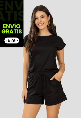 Conjunto Mujer Negro Mp 102318 MP