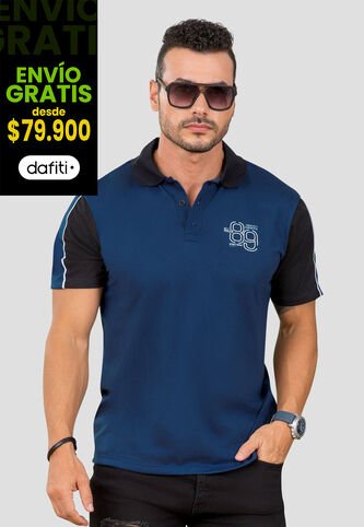 Polo Hombre Azul Navy Mp 105398 MP