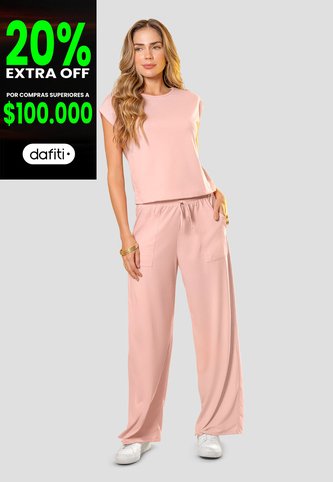 Conjunto Mujer Rosa Polvo Mp 110461 MP