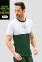 Camiseta Hombre Verde Pino Mp 110752 de MP