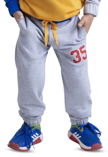 Jogger Infantil Masculino Gris Mp 9981