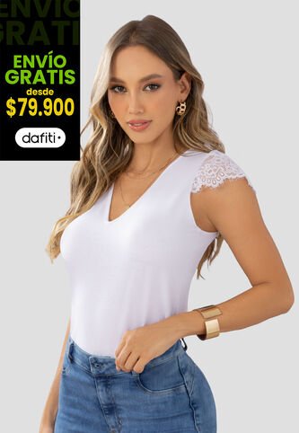 Blusa Mujer Blanco Mp 105069 MP