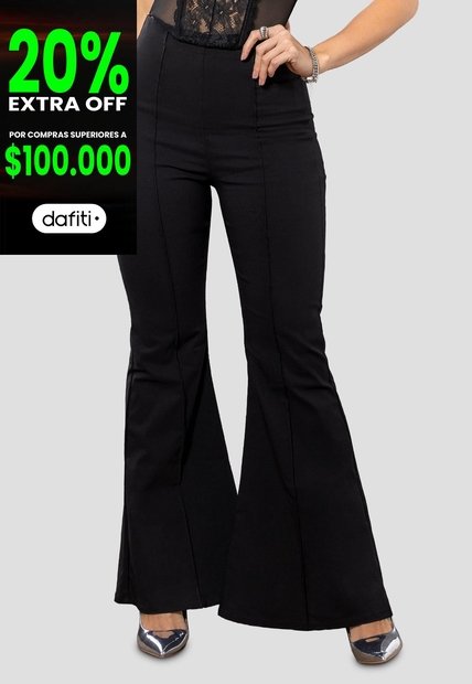 Pantalón Mujer Negro Mp 113840