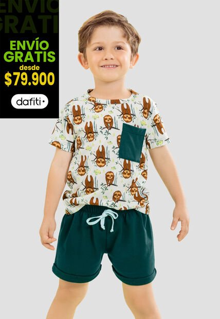 Conjunto Infantil Masculino Multicolor Mp 104963