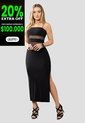 Vestido Largo Mujer Negro Mp 113869 de MP