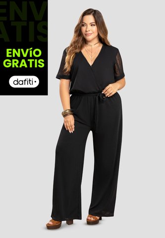 Enterizo Largo Mujer Negro Mp 104023 MP