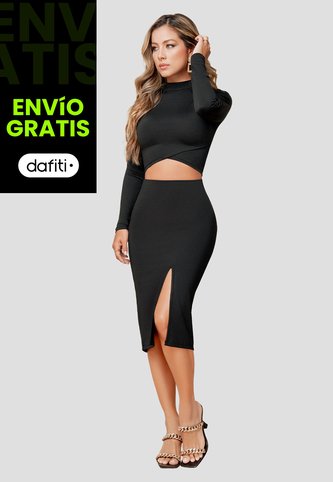 Conjunto Mujer Negro Mp 104019 MP