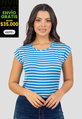 Blusa Mujer Azul Mp 110433 MP