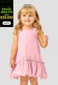 Vestido Infantil Femenino Rosa Polvo Mp 110245 de MP