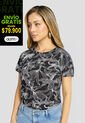 Camiseta Mujer Estampado Negro Mp 112227 de MP