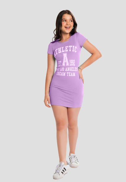 Vestido Corto Infantil Femenino Mora Mp 290