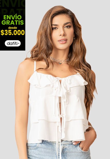 Blusa Mujer Crudo Mp 107488