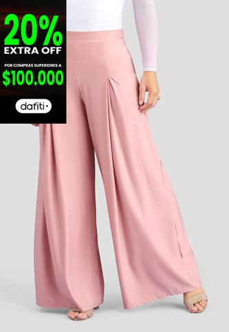 Pantalón Mujer Rosa Polvo Mp 113940 MP