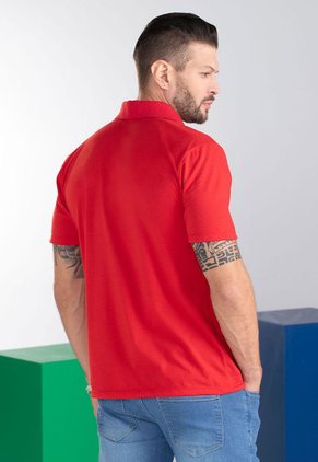 Polo Hombre Rojo Mp 101105