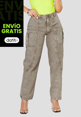 Jean Mujer Taupe Mp 100398 MP