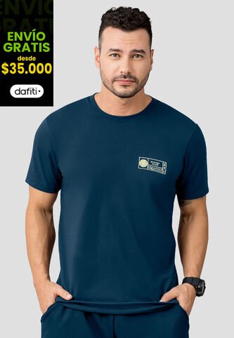 Camiseta Hombre Azul Profundo Mp 110526 MP