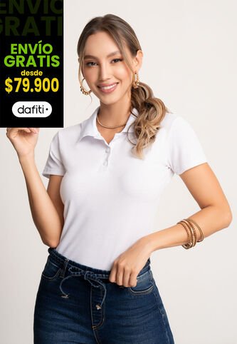 Polo Mujer Blanco Mp 104448 MP