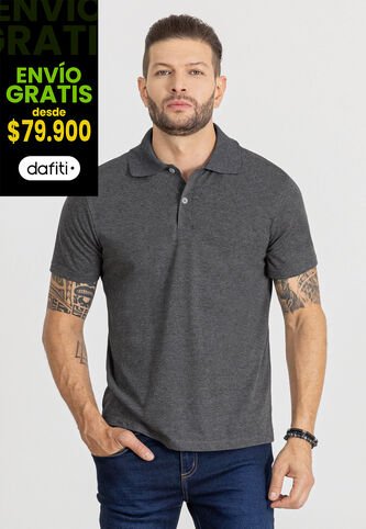 Polo Hombre Negro Mp 96038 MP