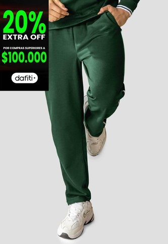 Jogger Hombre Verde Pino Mp 113606 MP