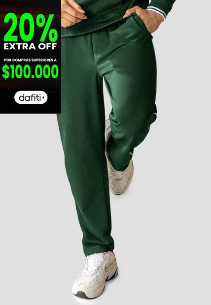 Jogger Hombre Verde Pino Mp 113606