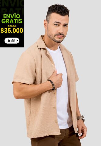Camisa Hombre Latte Mp 110531 MP