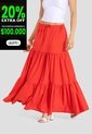 Falda Larga Mujer Rojo Mp 113478 de MP