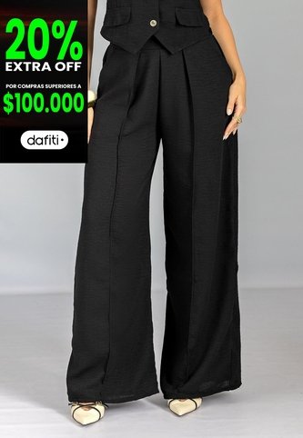Pantalón Mujer Negro Mp 113213 MP