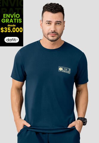 Camiseta Hombre Azul Profundo Mp 110526 MP