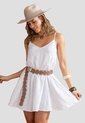 Vestido Corto Mujer Blanco Mp 114665 de MP