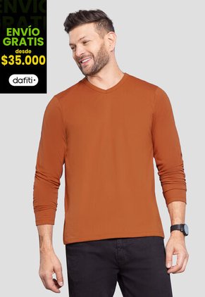 Camibuzo Hombre Ladrillo Mp 102564