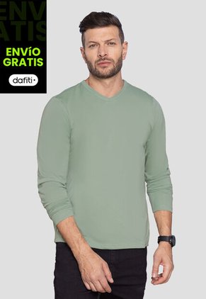 Camibuzo Hombre Verde Oliva Mp 102564