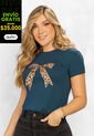 Camiseta Mujer Azul Petróleo Oscuro Mp 106954 de MP