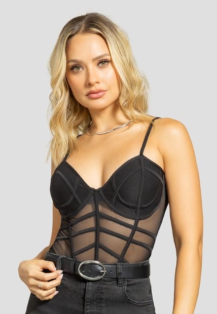 Body Mujer Negro Mp 112263