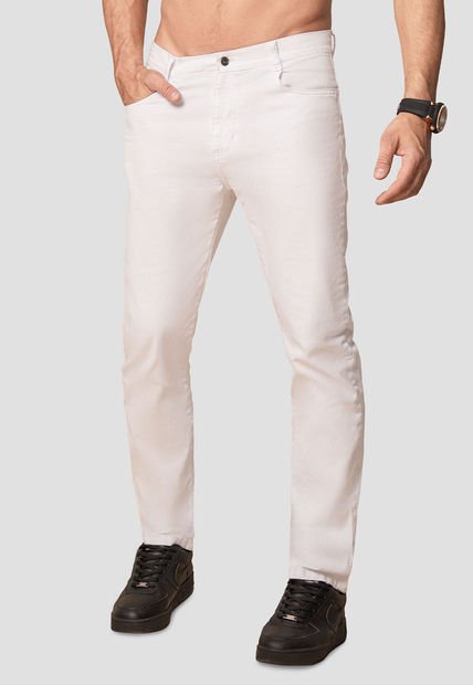 Pantalón Hombre Blanco Mp 103400