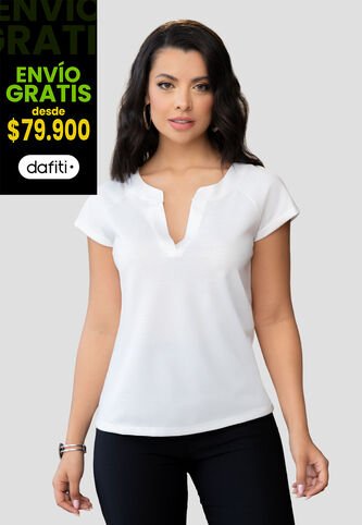 Blusa Mujer Blanco Mp 104190 MP