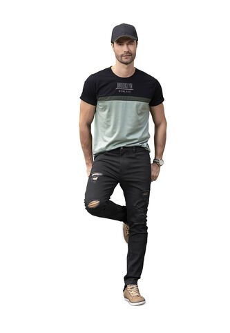 Jean Hombre Negro Mp 78119 MP