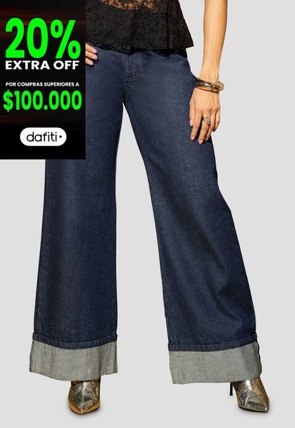 Jean Mujer Azul Oscuro Mp 112741