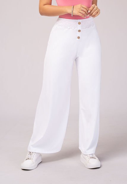 Pantalón Mujer Blanco Mp 3407