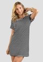 Vestido Corto Mujer Negro-Blanco Mp 114554 de MP