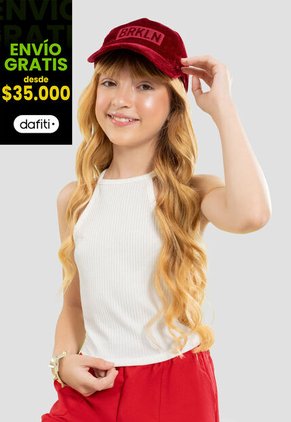 Camiseta Infantil Femenino Blanco Mp 104120