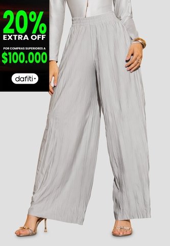 Pantalón Mujer Gris Claro Mp 113005 MP